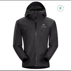 Men’s Arcteryx Alpha SL Rain Jacket (Black) NWT